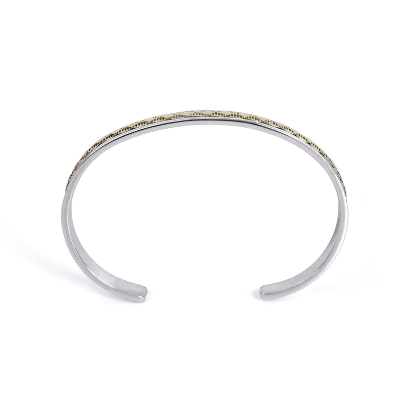 ブルースモーガン シルバーバングル Indian Jewely スタンプワーク ブルースモーガン シルバーバングル Indian Jewely スタンプ