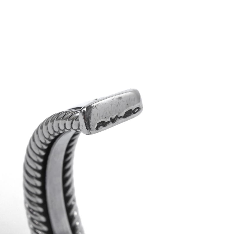 スティーブアルビソ　ケーブルバングル　小さめ スティーブアルビソ ケーブルバングル 小さめ 134mm スティーブ