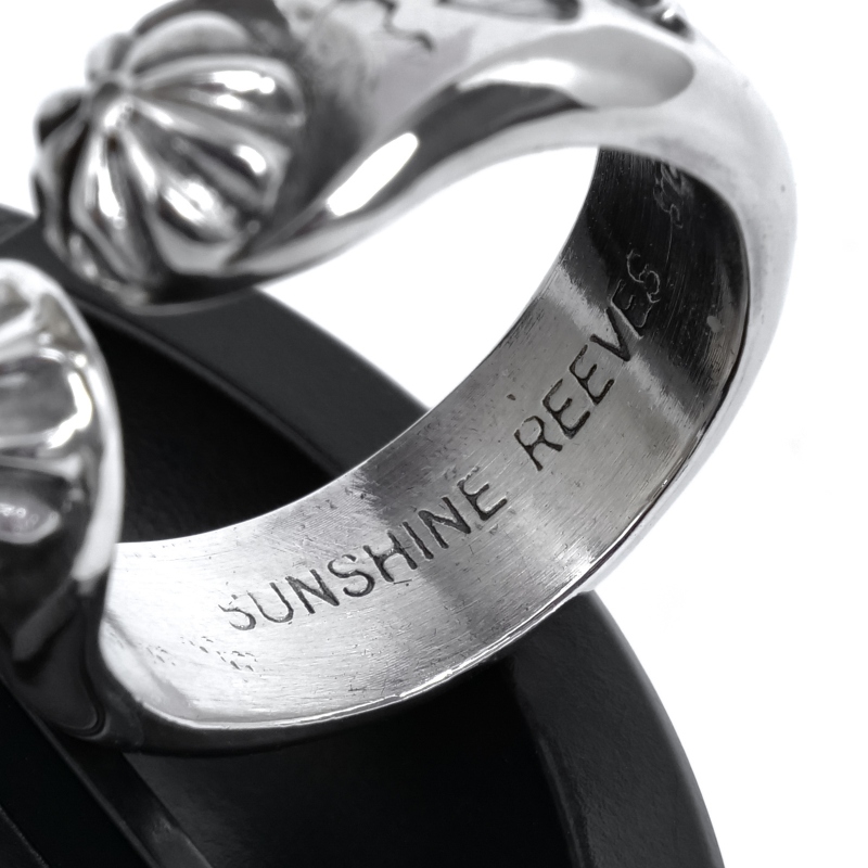 15号 サンシャインリーブス コンチョ×スタンプ リング｜マライカ公式通販