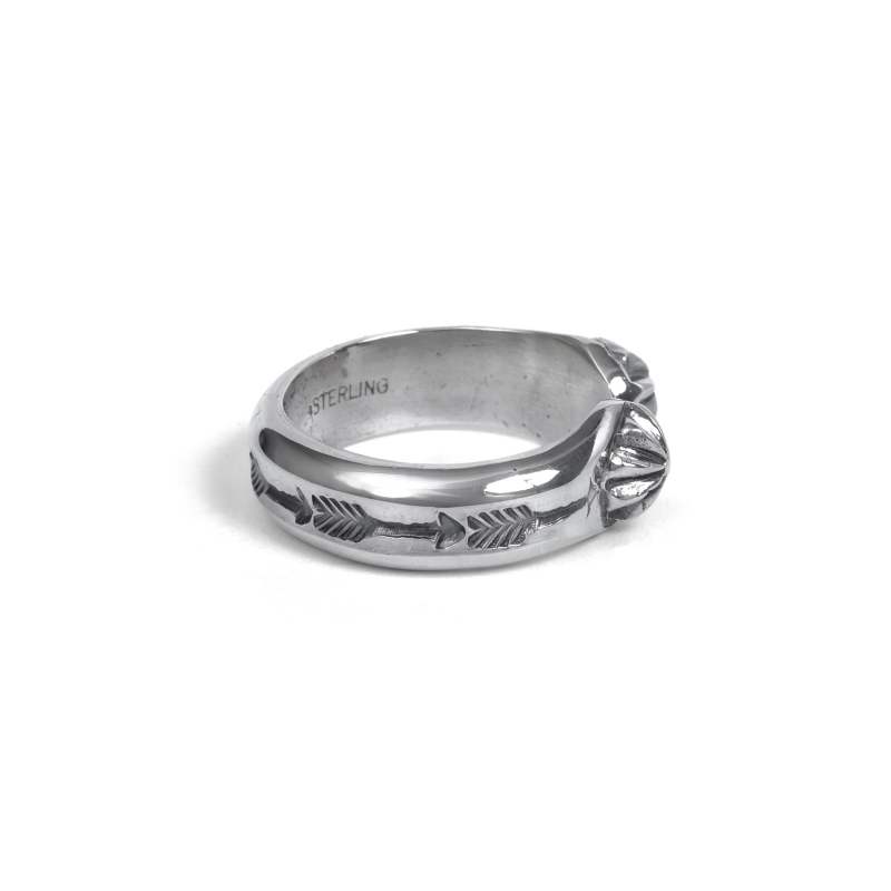 20号 サンシャインリーブス コンチョ×スタンプ リング｜マライカ公式通販