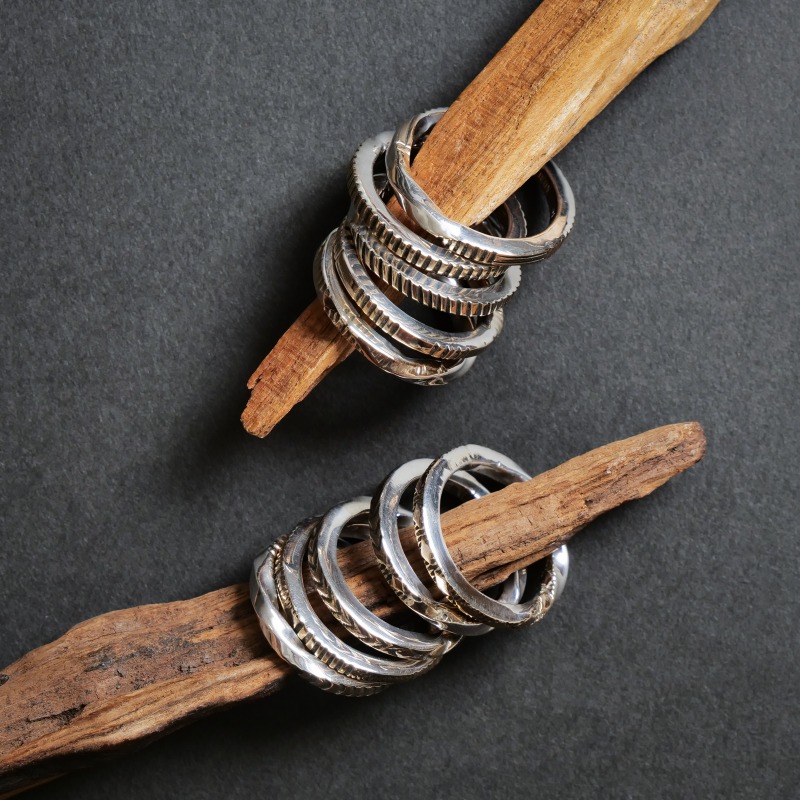 ◇size ブルースモーガン 14金 スクエアツイスト リング｜マライカ公式通販