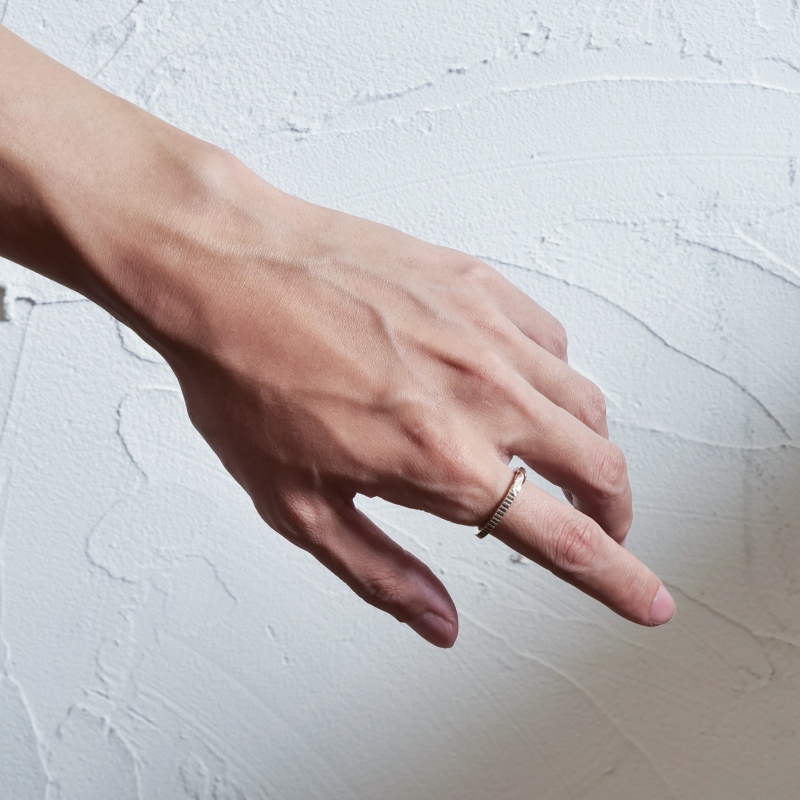 べ*む様 最終値下げ ブルースモーガン 14金コンビ ツイストリング　9号 べ*む様 最終値下げ ブルースモーガン 14金コンビ ツイストリング 9号