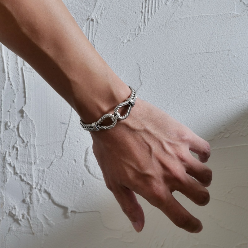 スティーブアルビソ　ホースウィスパラーバングル ◇sizeM スティーブアルビソ ホースウィスパラー ロープバングル