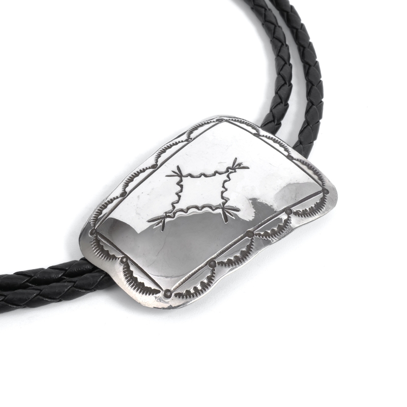 Navajo Gilbert Tomスタンプワーク ボロタイ Navajo Gilbert Tomスタンプワーク ボロタイ