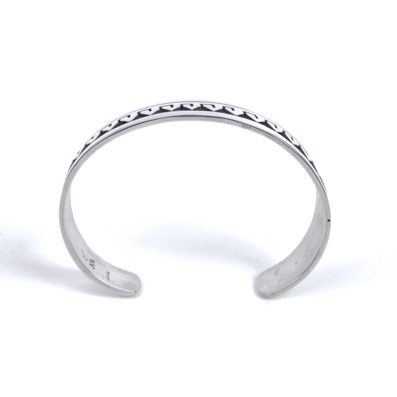 ホピ族　オールド　オーバーレイバングル　インディアンジュエリー ホピ族 オールド オーバーレイバングル インディアンジュエリー