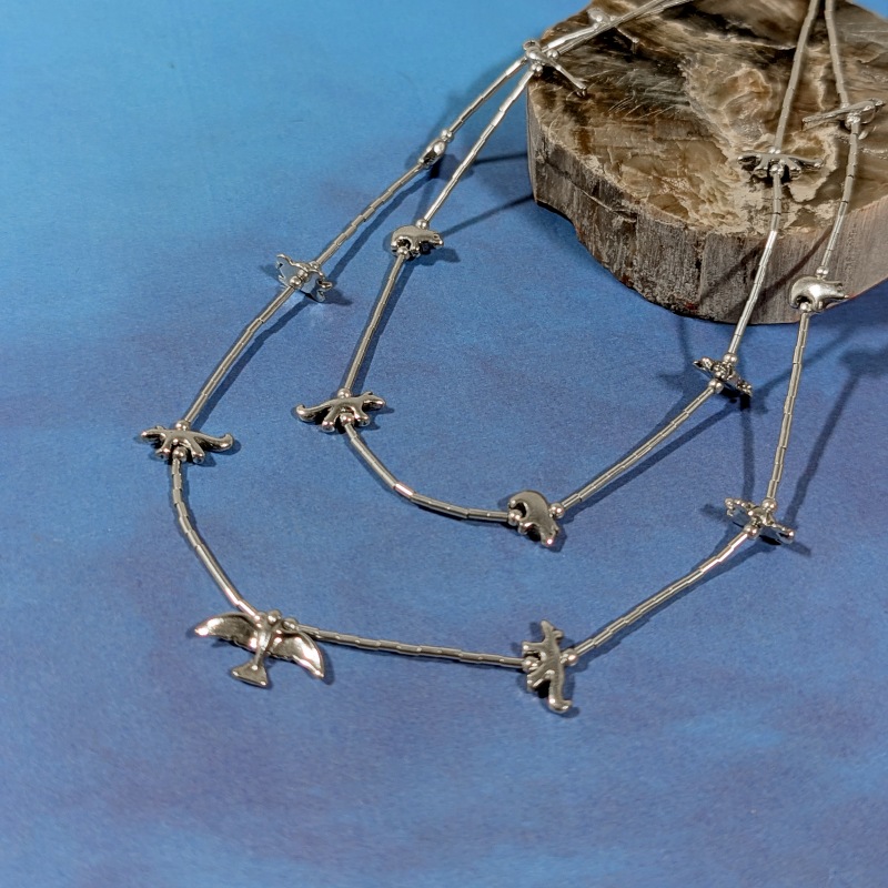 65cm リキッドシルバーフェティッシュネックレス｜マライカ公式通販