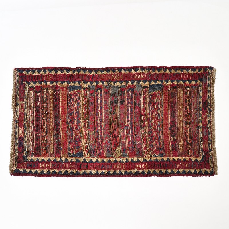 キリム■ペルシャ■オールド■アンティーク■ヴィンテージ■手織り■草木染め■本物■ オールドキリム 50cm×92cm ラグマット ペルシャ｜マライカ公式通販