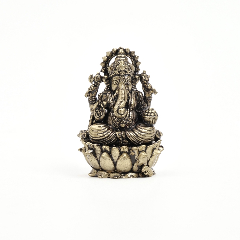 ヒンドゥー教神様 真鍮製ガネーシャ 【メール便可】｜マライカ公式通販
