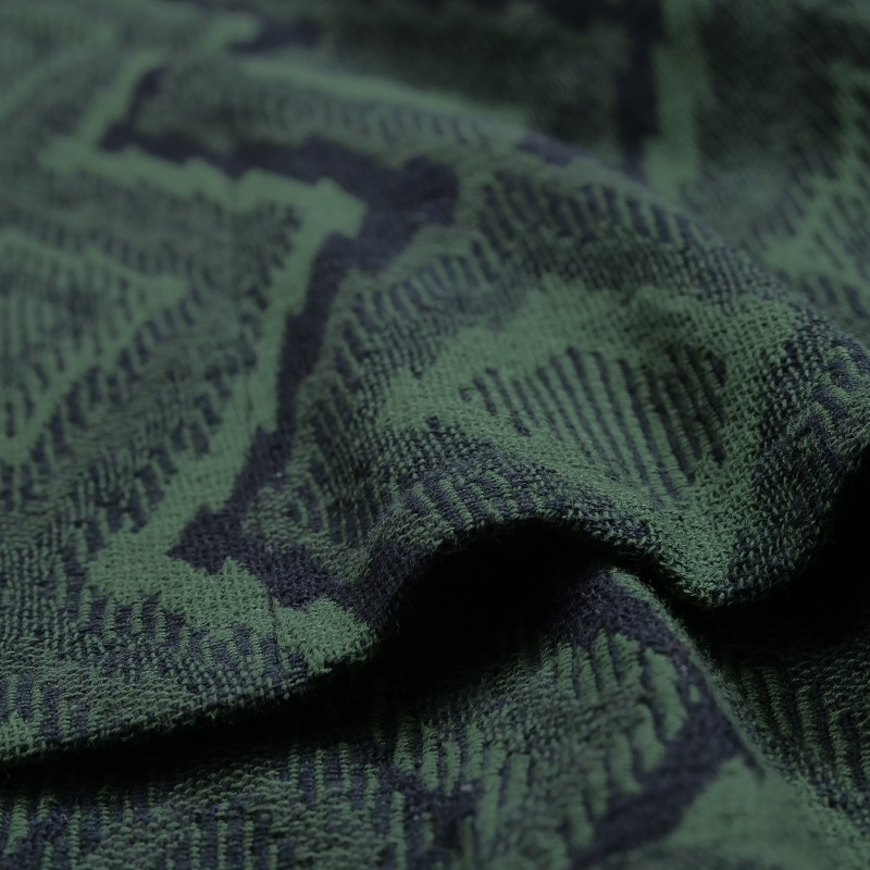 ドット柄虹色ショートジャケット イカット柄ジャガードショートジャケット N｜マライカ公式通販