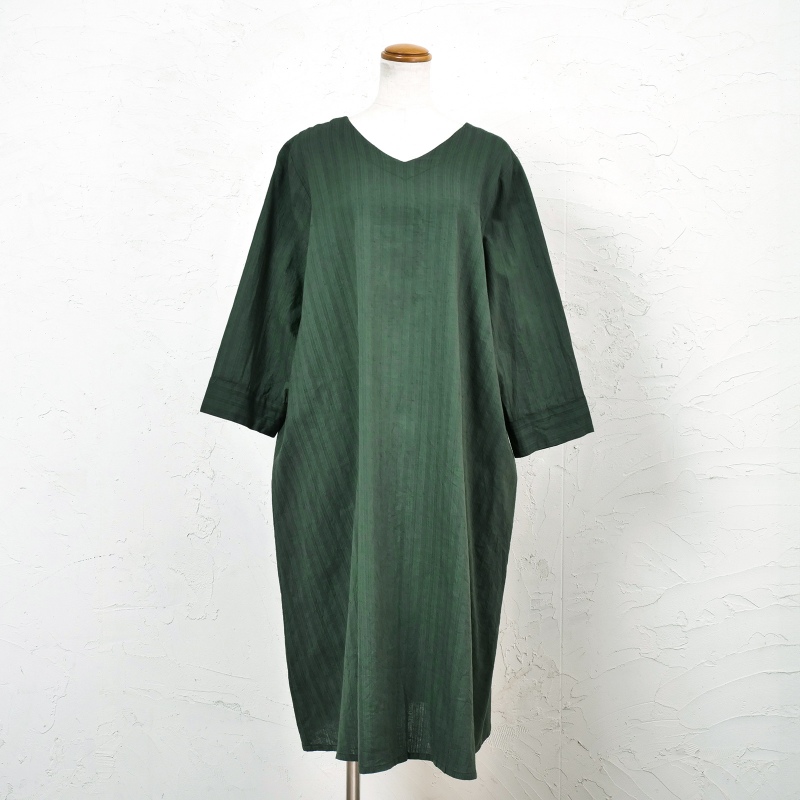 yokang ワンピース　前あき Vネック前開きワンピース – ABITOKYO （ アビトーキョー ） 公式通販