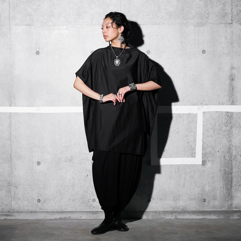 コットンシルクボトルネックワンピース｜マライカ公式通販