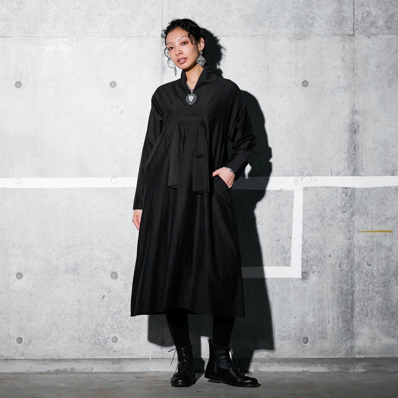 コットンシルクショールワンピース｜マライカ公式通販