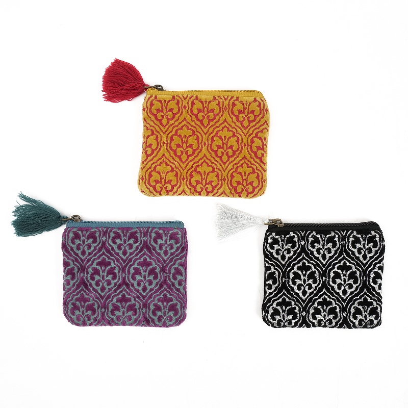 ベルベット刺繍ポーチ｜マライカ公式通販