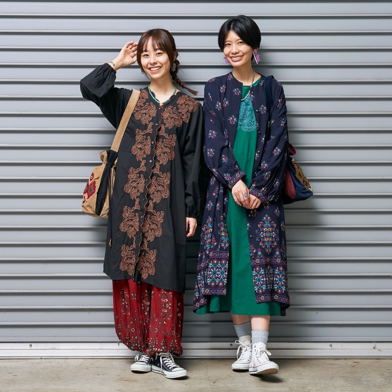 フラワー刺繍ワンピース｜マライカ公式通販