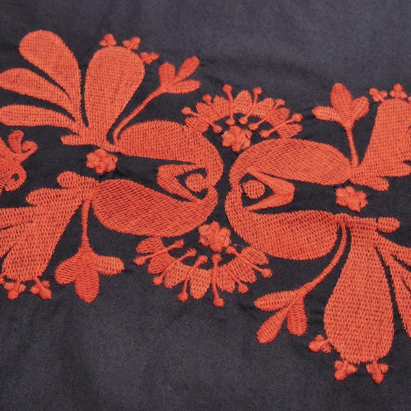 コットンビッグフラワー刺繍ワンピース｜マライカ公式通販