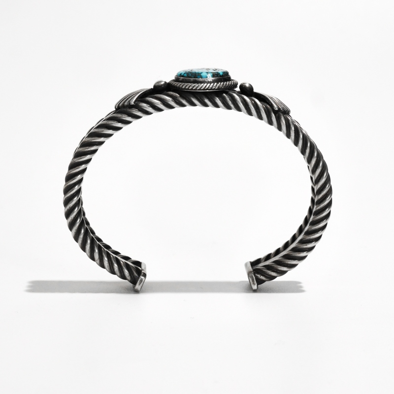 153mm スティーブアルビソ アパッチブルー ケーブルバングル｜マライカ