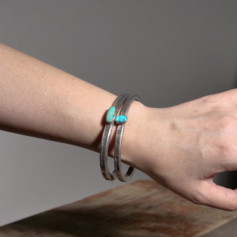 155mm ファルコントレーディング アパッチブルー コインシルバー