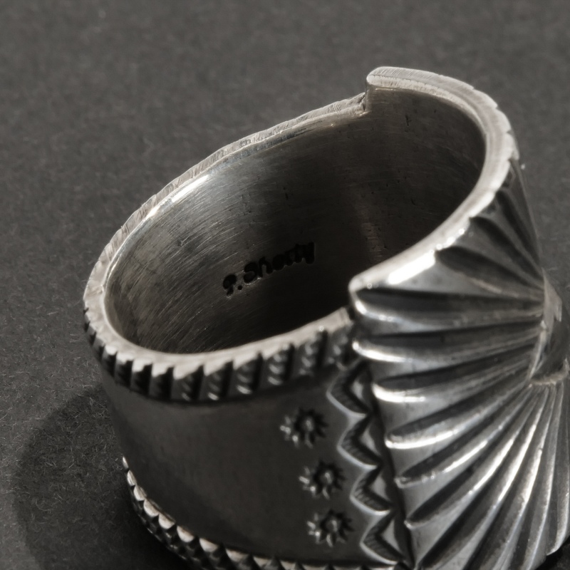 21号 ペリーショーティ コインシルバー サンバーストリング｜マライカ