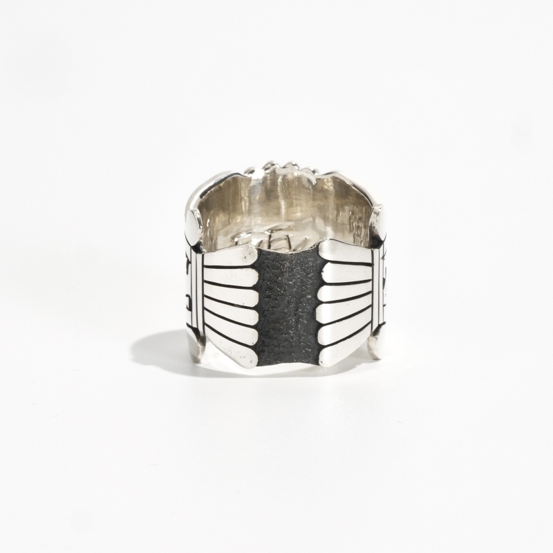 24号 ゲーリー&エルシーヨヨキ 14金サンフェイス オーバーレイ リング