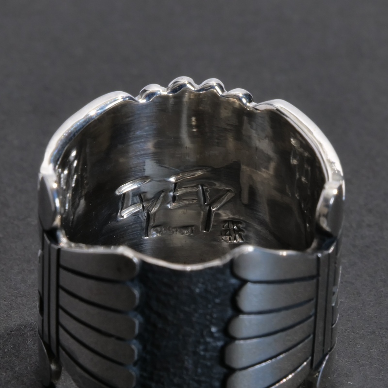 24号 ゲーリー&エルシーヨヨキ 14金サンフェイス オーバーレイ リング