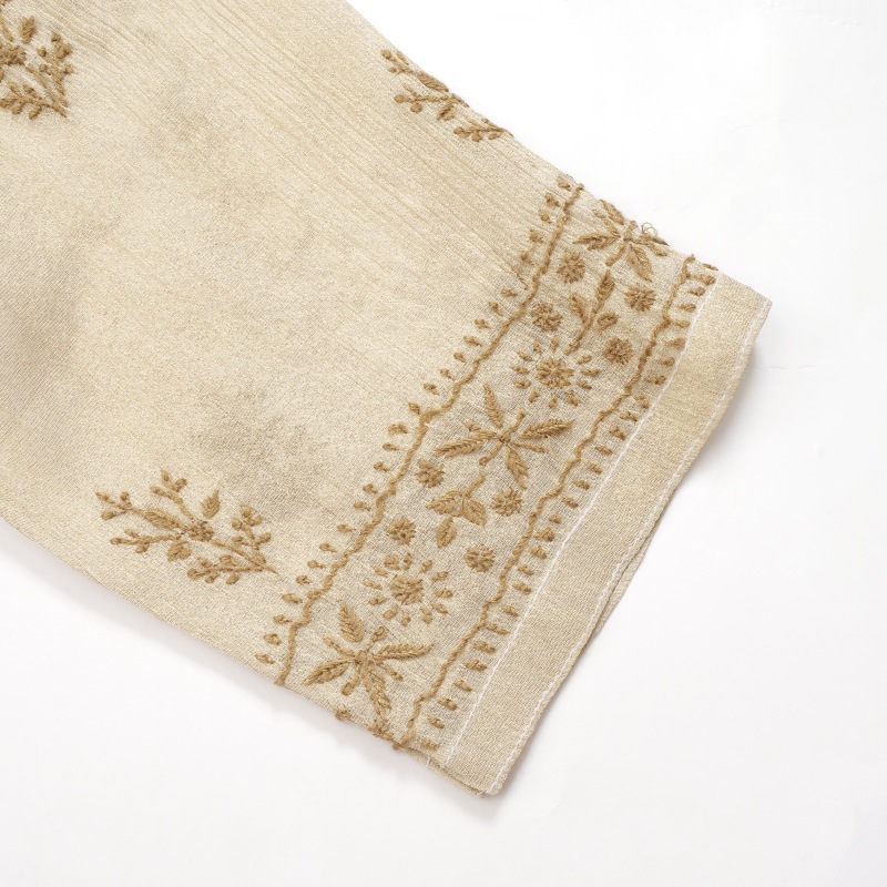 ラクノウ刺繍裾フレアードレス｜マライカ公式通販