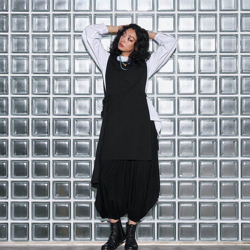 ミックスファブリックアレンジベスト｜マライカ公式通販