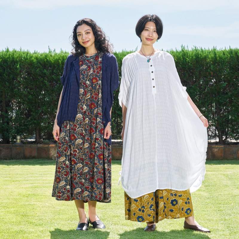 NEW 着回しアイテムとして重宝するワンピースとブラウス