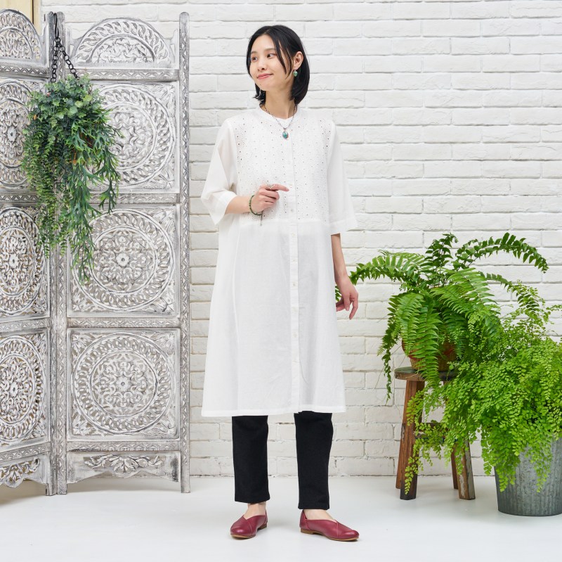 定価2.8万 muta ストレッチテーパードパンツCLEANSE 白 2XL ストレッチ