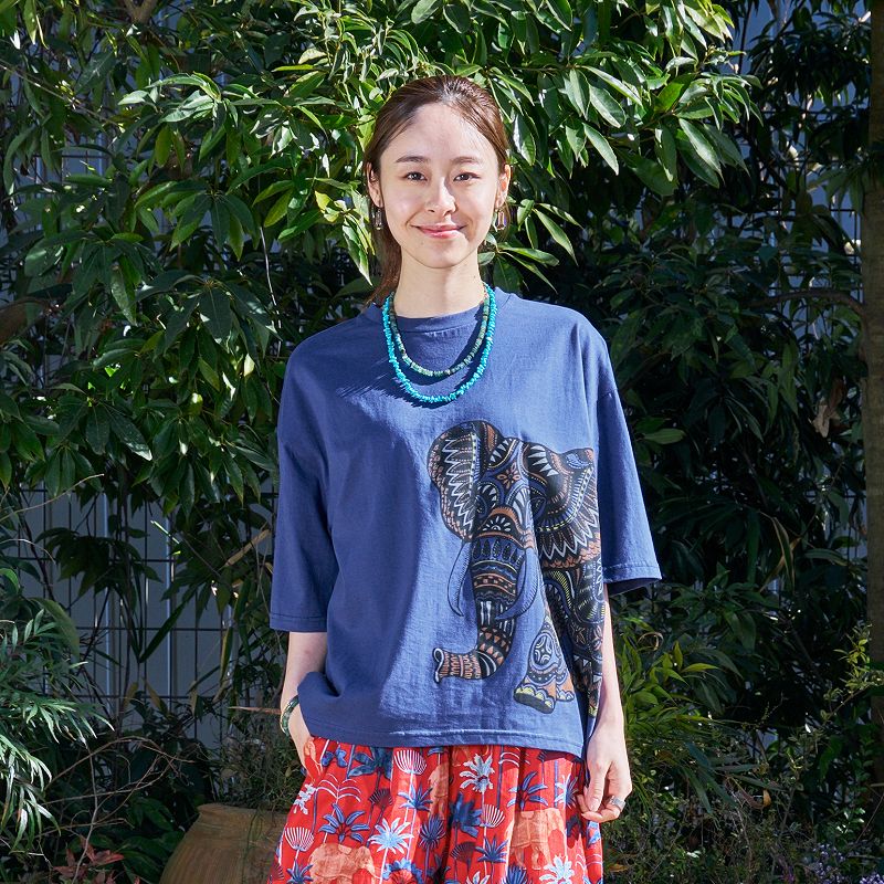 Uコレ] エレファントTシャツ 【メール便可】｜マライカ公式通販