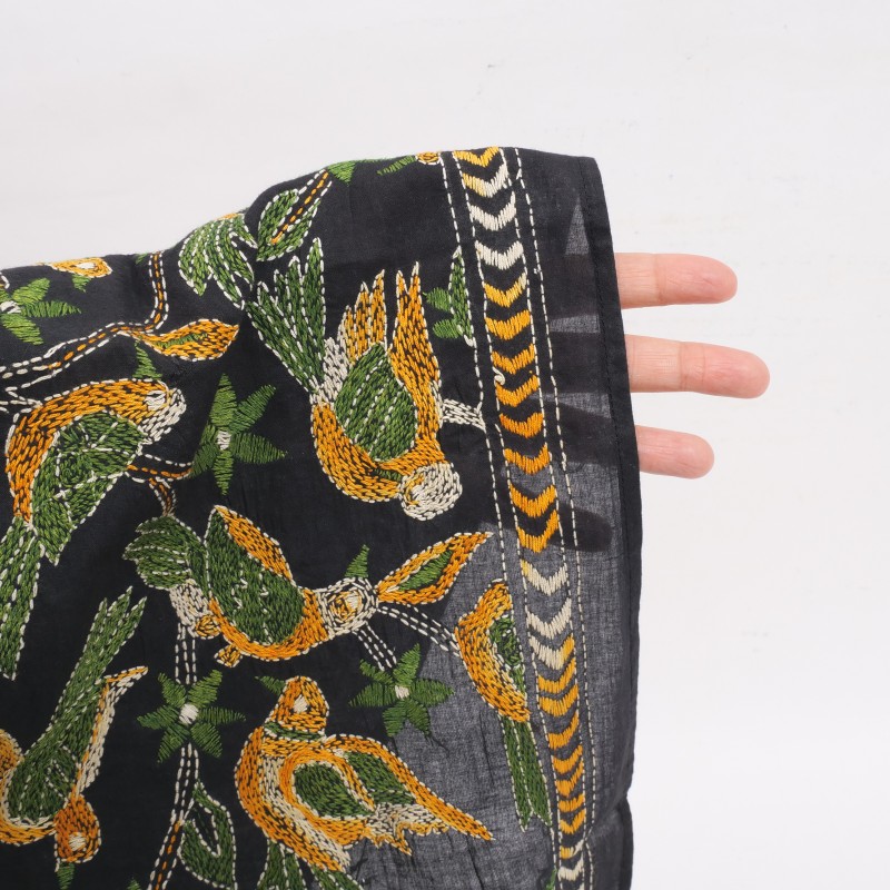 OUTLET】5%off コットンノクシカタストール カンタ刺繍｜マライカ公式通販