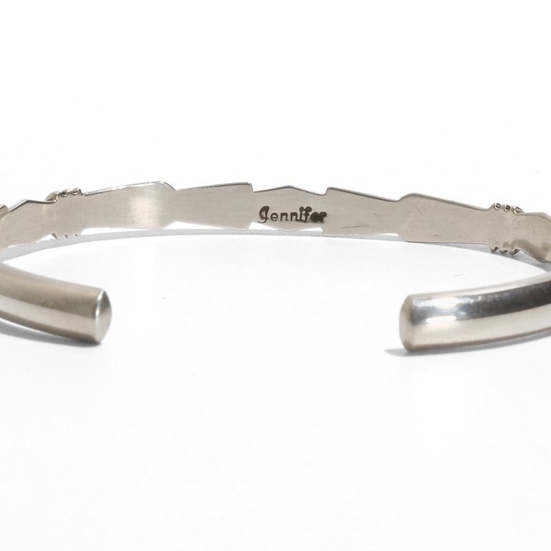 159mm ジェニファーカーティス ハーフラウンド スタンプバングル