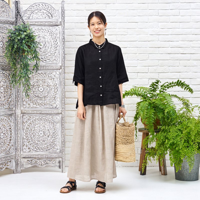 リネンスカート N｜マライカ公式通販