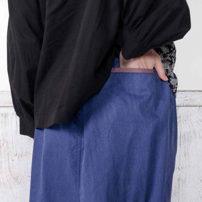コットン顔料染めサルエルパンツ｜マライカ公式通販