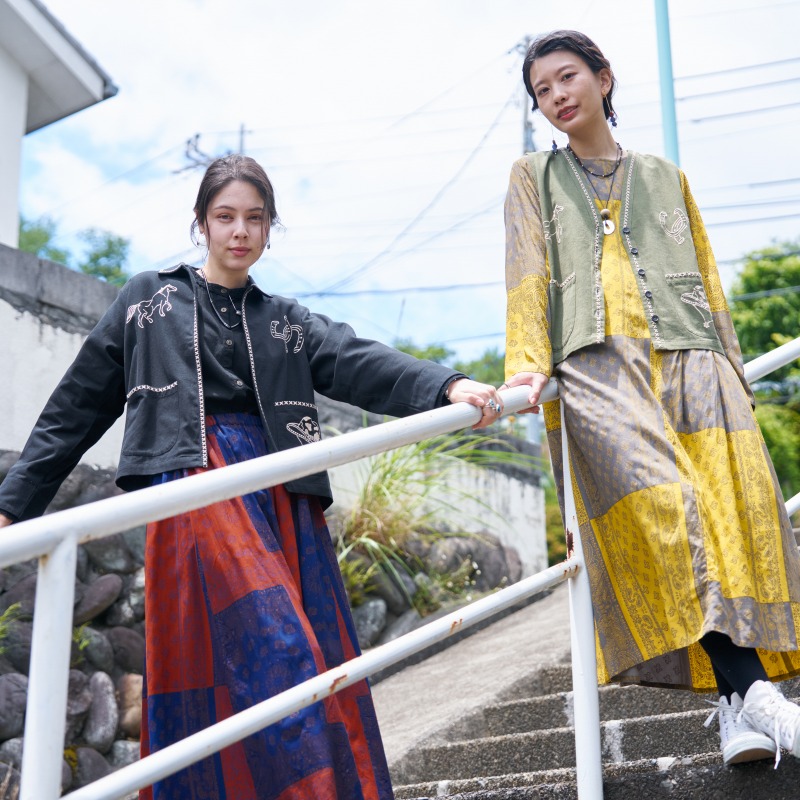 レーヨンバンダナプリントワンピース｜マライカ公式通販
